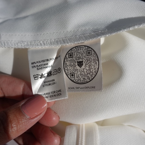 Revolve Lita by Ciara jumpsuit criss cross halter top White high end $498 XXL - Picture 9 of 10